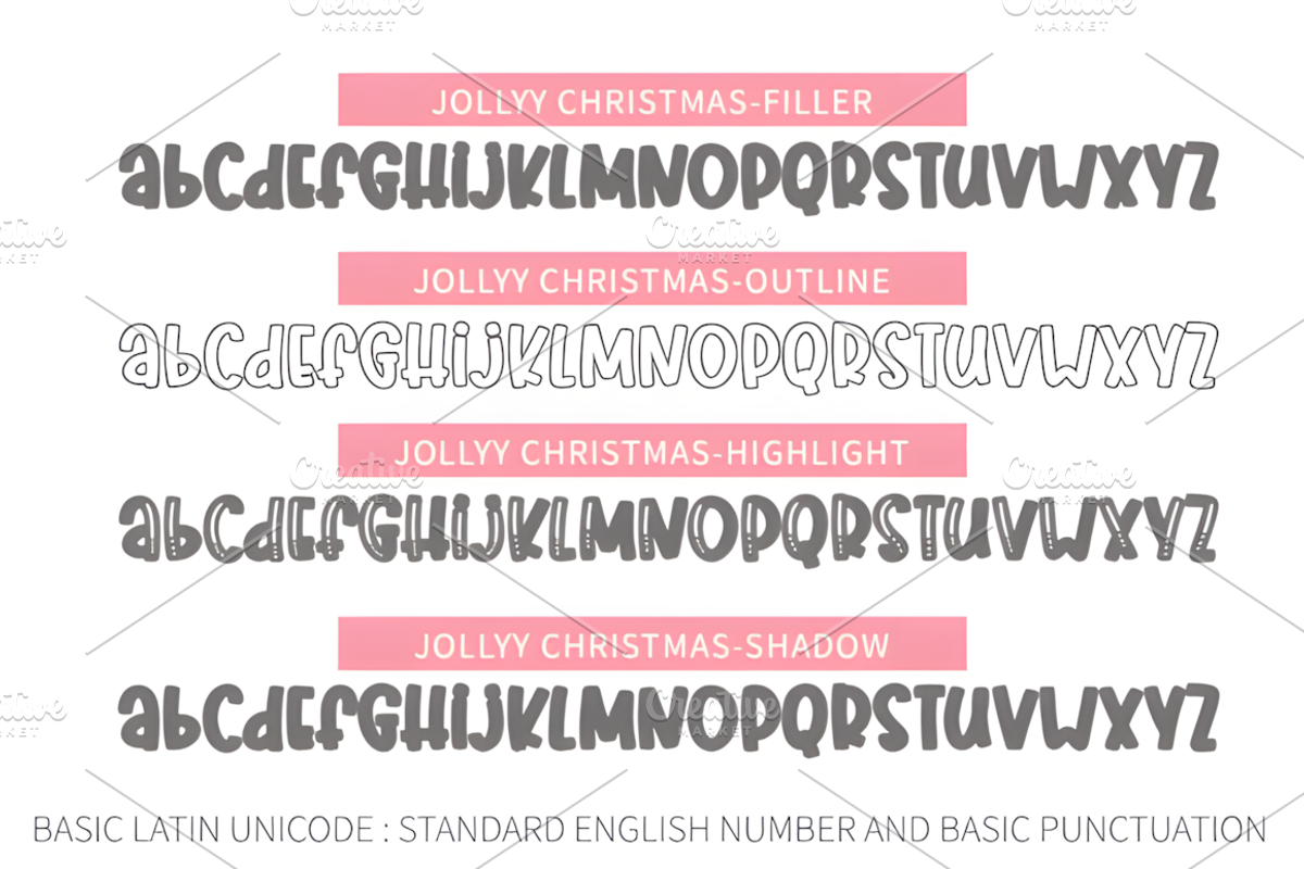 Jolly Christmas Font, a Script Font by Coco Bloom (Photo 4 of 19)