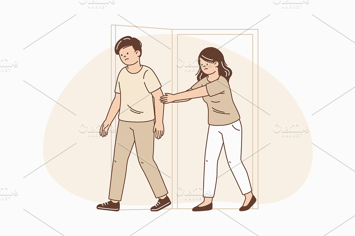 Fading Ties Illustration, an Object Graphic by Jump Studio (Photo 6 of 12)