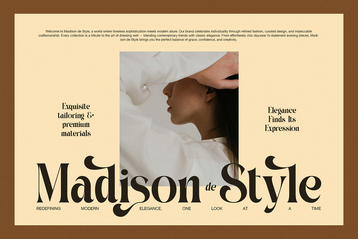 Rimak Elegant Display Serif Font, a Serif Font by Graphicxell (Photo 3 of 8)