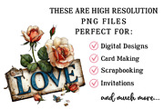 Floral Valentine's Day Clipart, an Illustration by OK Design (Thumbnail 4 of 6)