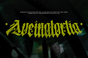 Aveinatortia, a Blackletter Font by ilhamtaro (Thumbnail 1 of 10)