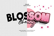Text Effect Cherry Blossom, a Layer Style Add-On by Navy Graphic (Thumbnail 2 of 2)