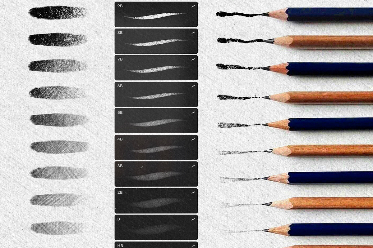 Drawing & Pencil Procreate Brushes, a Brush Add-On by BrushArchive (Photo 4 of 7)