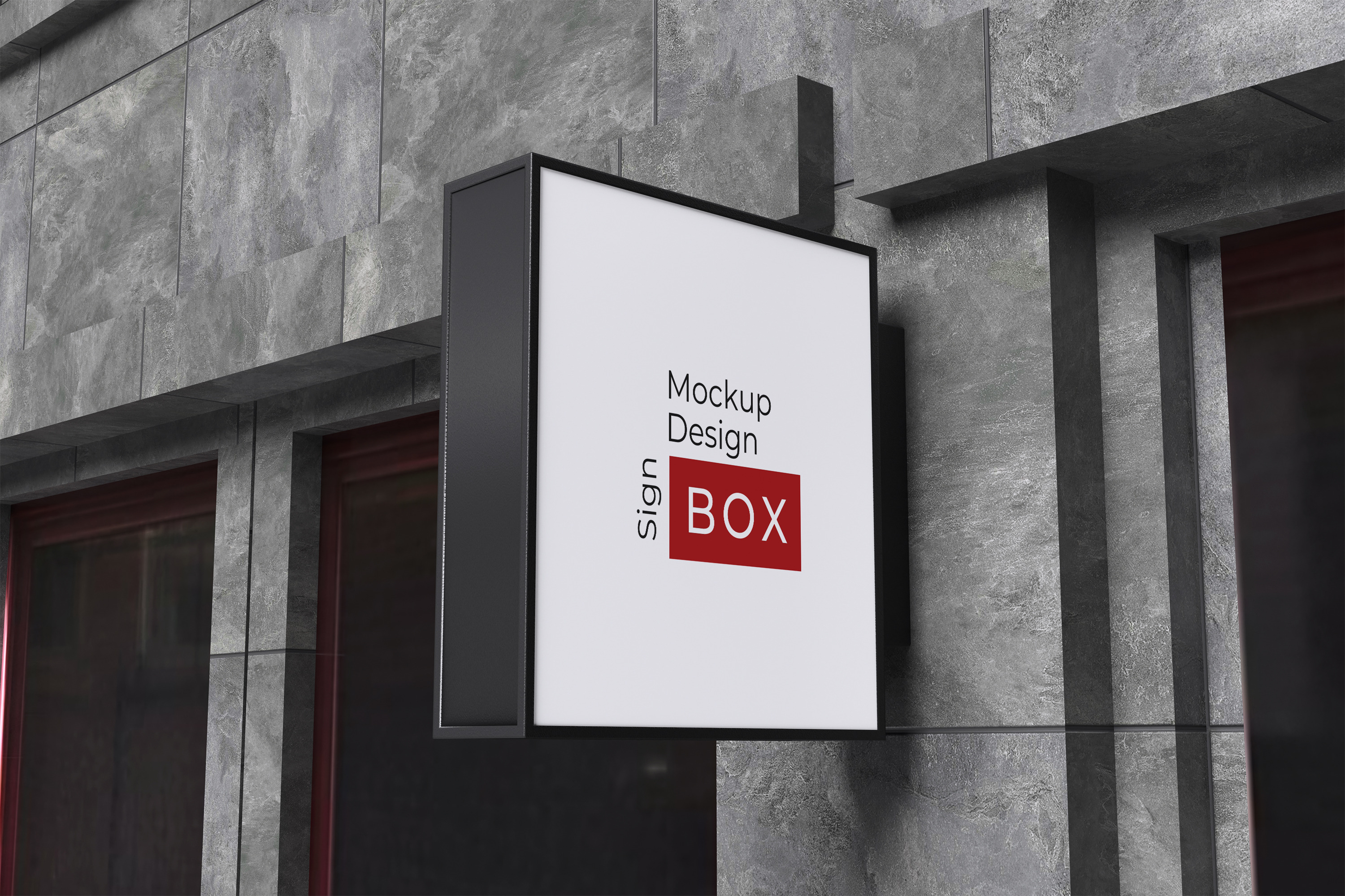 Sign Box Mockup, a Product Mockup by artchiles_design