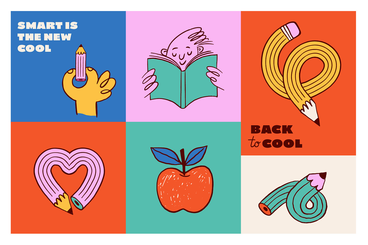 Fun Back to School Doodle Set, an Illustration by Marish (Photo 9 of 9)