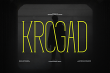 Krogad | Condensed Serif