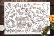 Hand Drawn Christmas Elements, a Decorative Illustration by alexrockheart (Thumbnail 3 of 9)