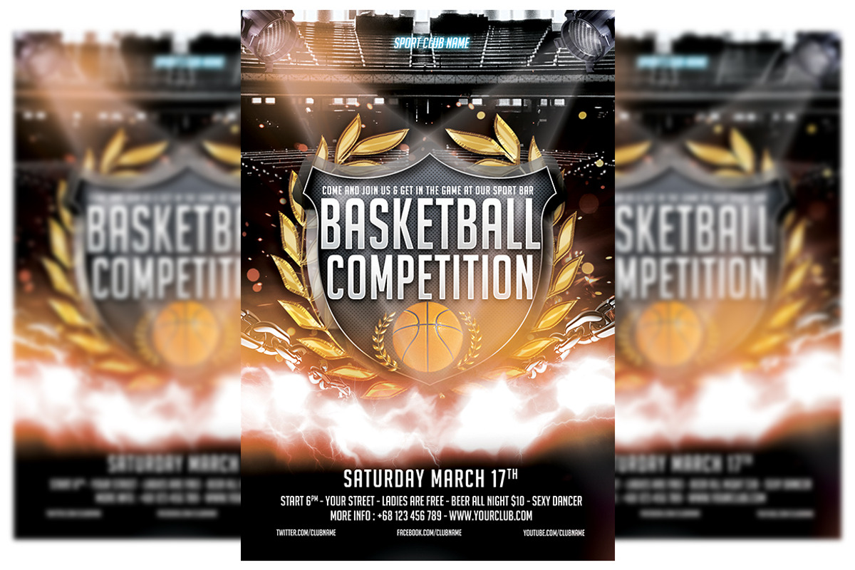 Sport Bundle - 5 in 1, a Flyer Template by imadeDesign (Photo 4 of 5)
