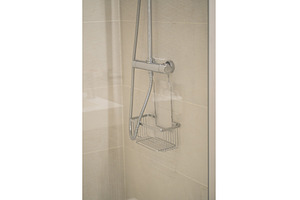 Modern shower system with chrome, an Architecture Photo by volodymyrshtun13795