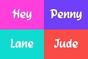 Pedhaz - Display Font, a Handwritten Font by yellowline (Thumbnail 4 of 8)