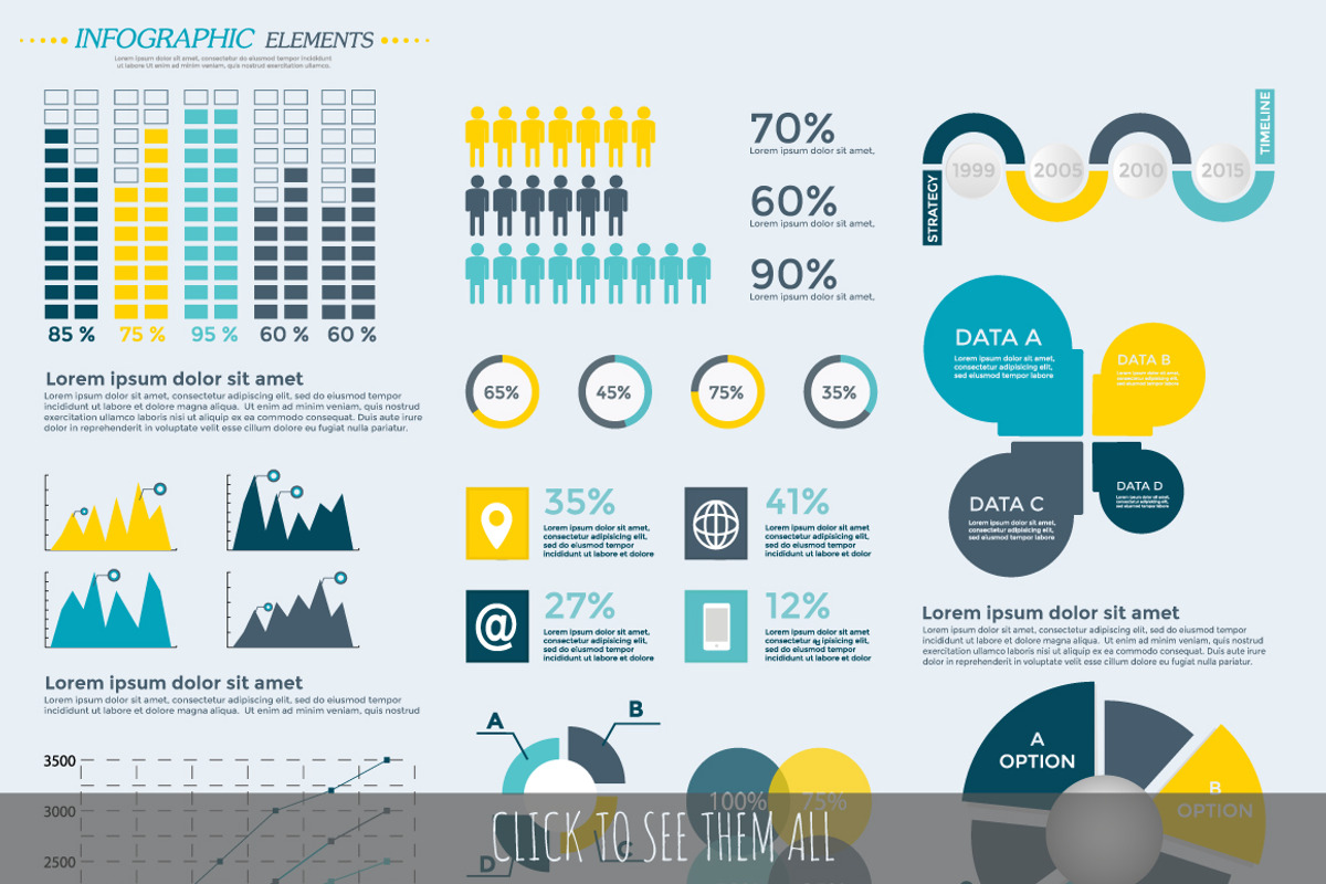 Business infographics, a Graphic by UTM Studio (Photo 2 of 4)
