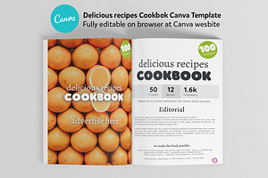 Canva Recipes CookBook Template