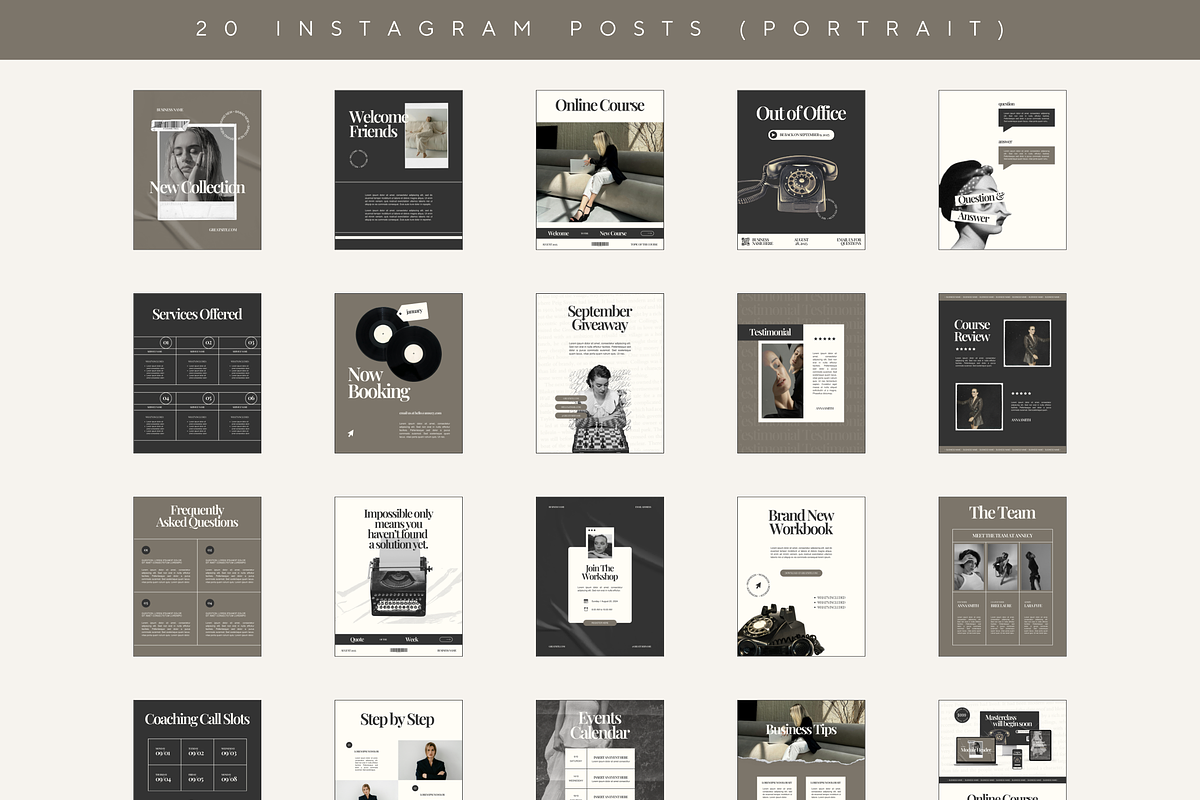 Modern Instagram Stories Posts Canva, a Social Media Template by Branding Babe Co. (Photo 3 of 7)
