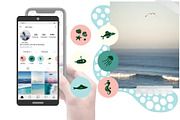 Sea Icons & Patterns, an Object Graphic by Apolinarias Art (Thumbnail 7 of 9)