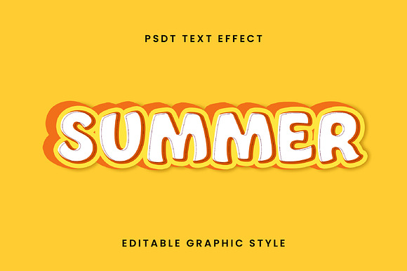 Chunky 3D Shadow Text Effect preview 3
