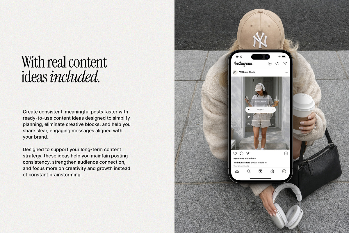 2026 Neutral Instagram Templates, a Social Media Template by Wildnun Studio (Photo 2 of 9)