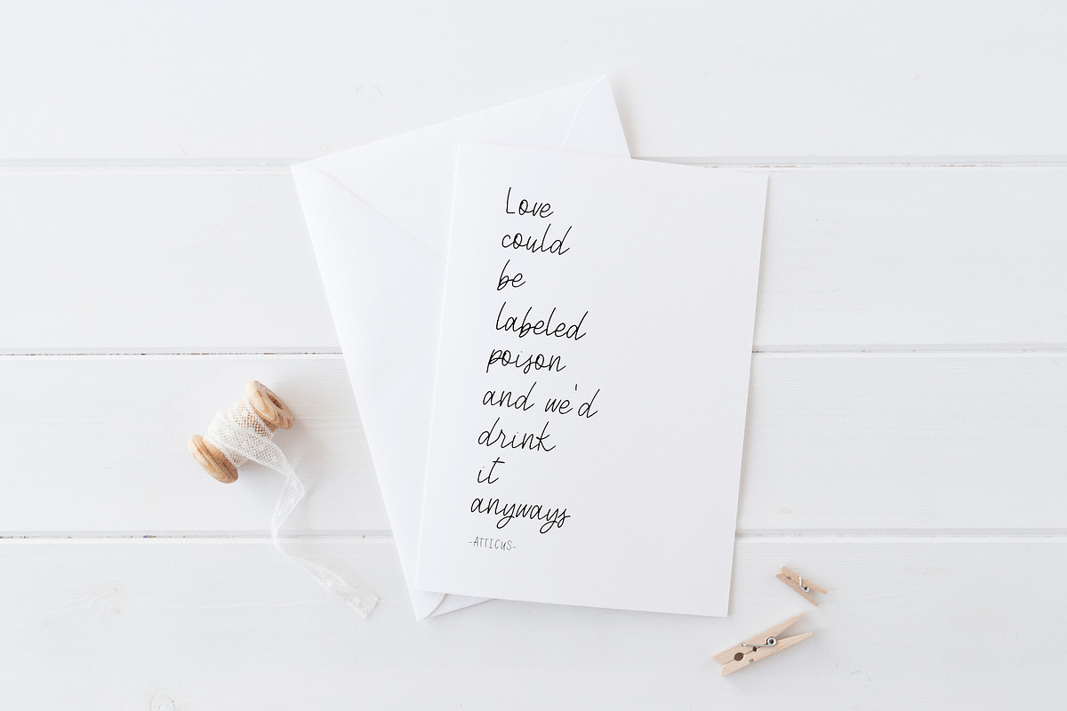 Sweet Simplicity~A Handwritten Font preview 6