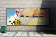 Advertising Billboard Mockup, an Advertising Mockup by Artlogs x Modaldesain (Thumbnail 1 of 3)