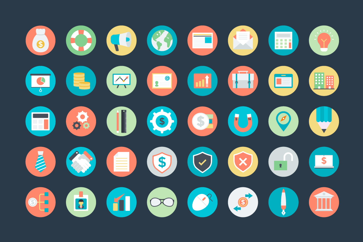 100 Flat Finance Vector Icons, a Duotone Icon by Vectors Market (Photo 3 of 3)