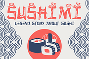 Sushi Fusion - Asian Theme Font, a Font by PutraCetol Studio (Thumbnail 2 of 11)