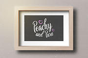 Peachy & Pure - Typeface, a Script Font by Layerform Design Co. (Thumbnail 5 of 6)