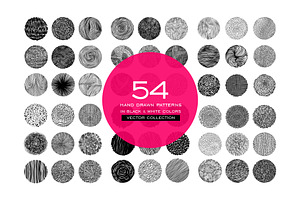 Нand drawn vector patterns 