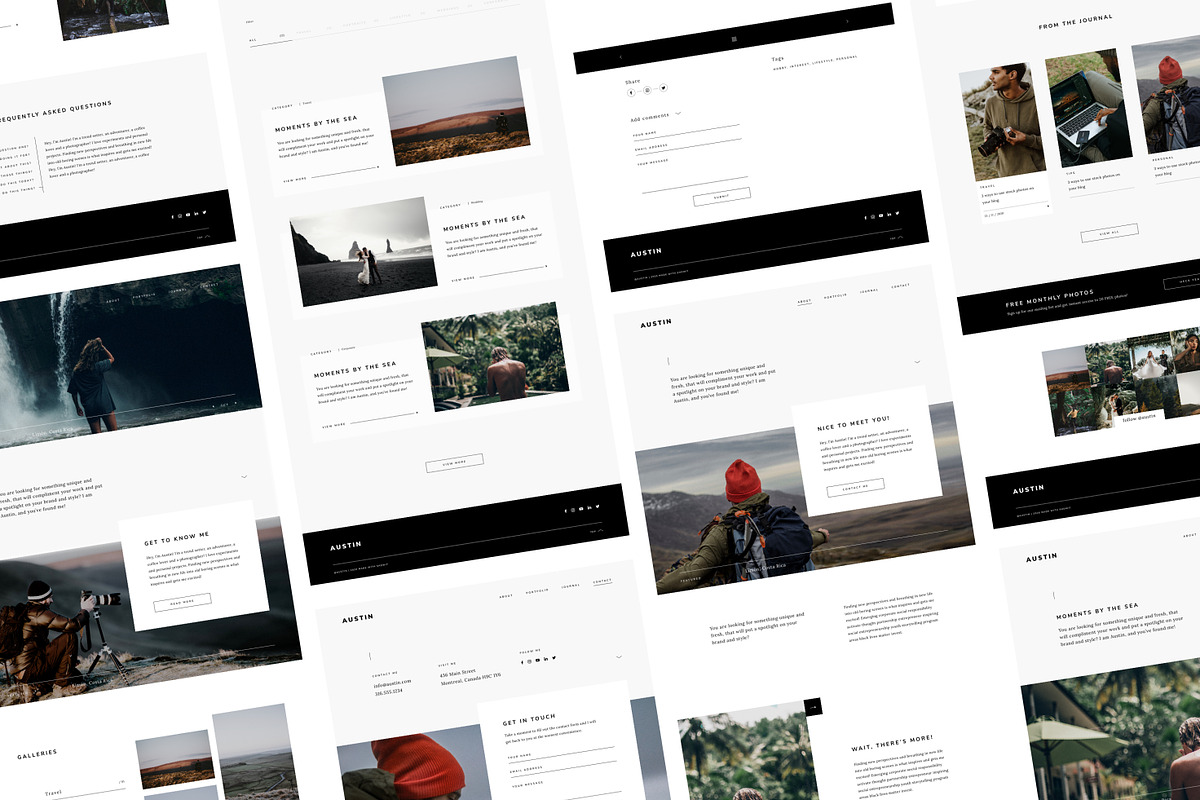 Photographer WIX Website Template, a Wix Template by Route 401 (Photo 3 of 3)