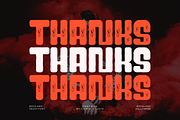 Black Rough - Modern Brush Font, a Sans Serif Font by Viswal Studio (Thumbnail 7 of 7)