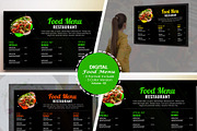 Digital Menu Board Design, a Stationery Template by MRI STUDIO (Thumbnail 1 of 4)