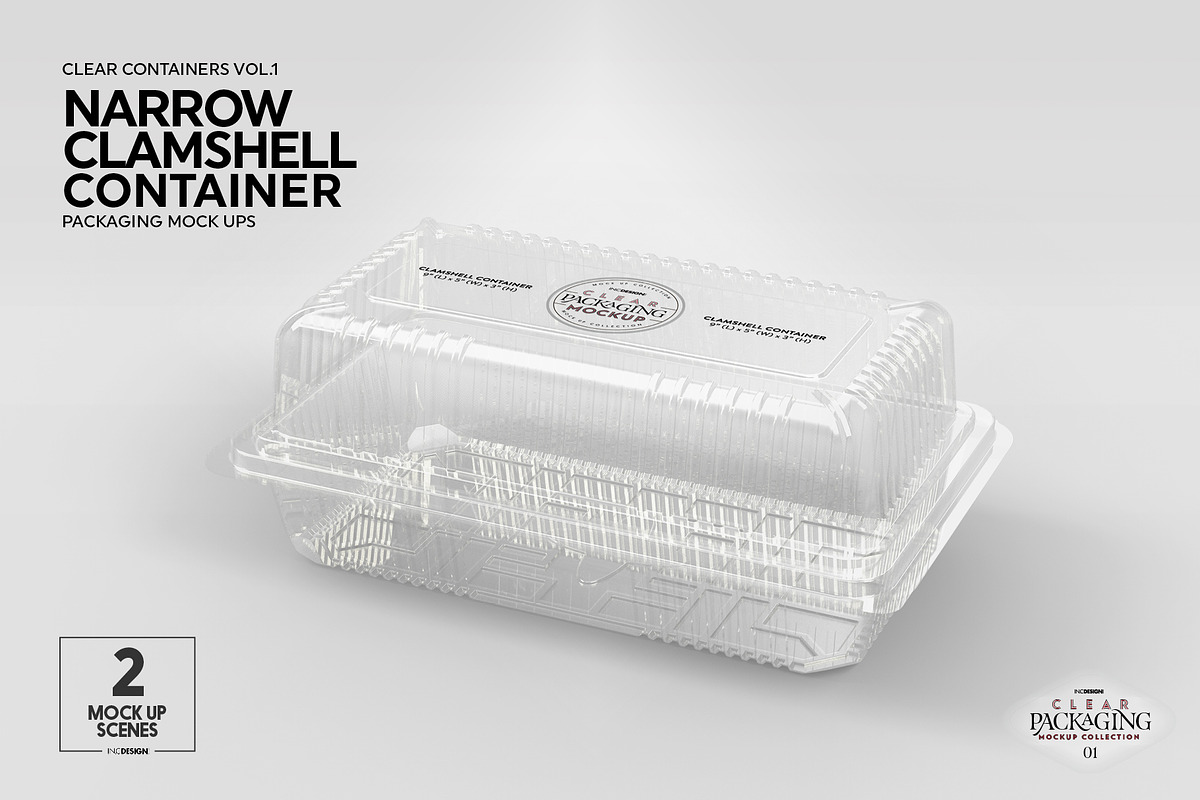 01 Clear Container Packaging Mockups, a Cups & Container Mockup by INCDesign (Photo 8 of 24)