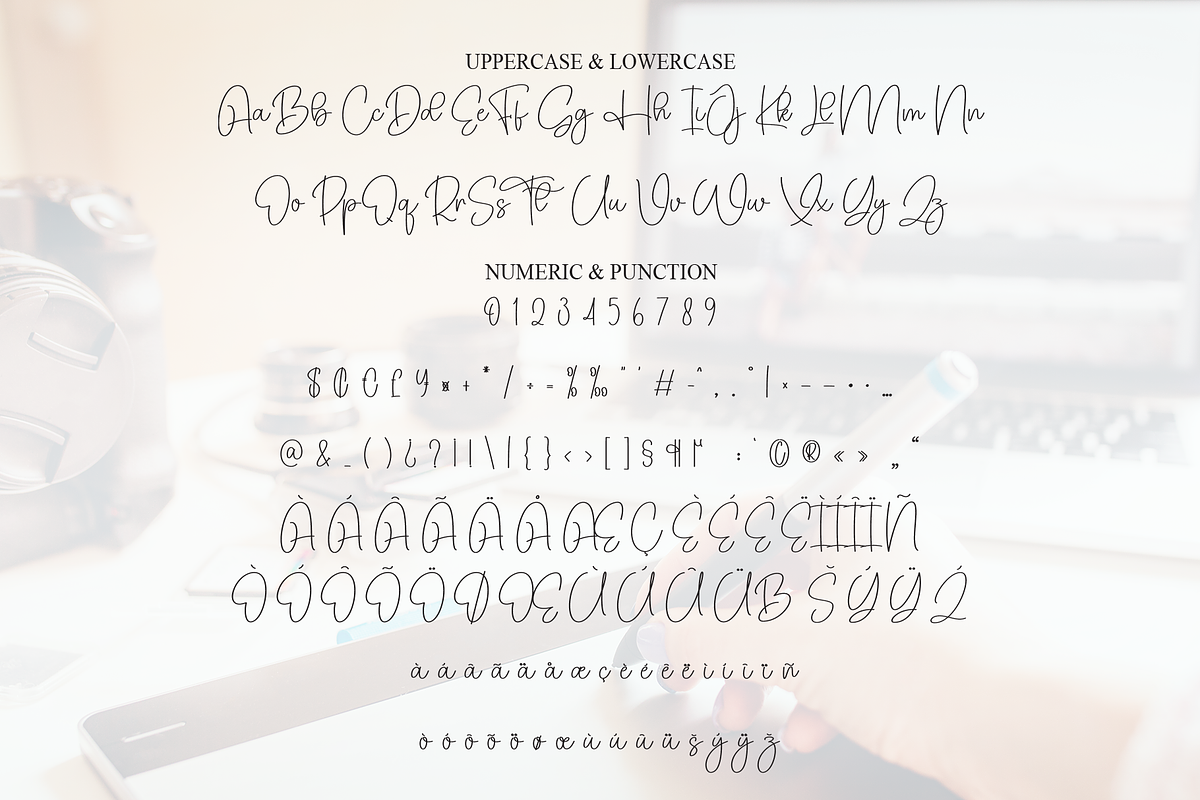 Calina Signature | Script Font, a Handwritten Font by Scratchones (Photo 7 of 8)
