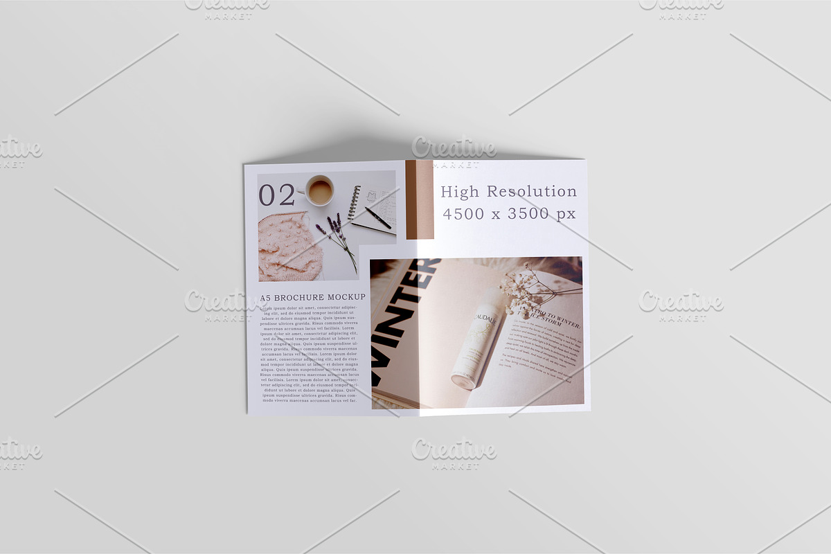A5 Bifold Brochure Mockup Bundles, a Books & Magazine Mockup by Ambo Ampeng (Photo 17 of 26)