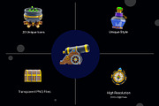 3D Game Asset Icon Pack, an Object 3D Model by novia99design (Thumbnail 2 of 6)