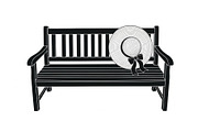 Vintage Park Bench Vector Bundle, an Illustration by jahid234 (Thumbnail 11 of 49)