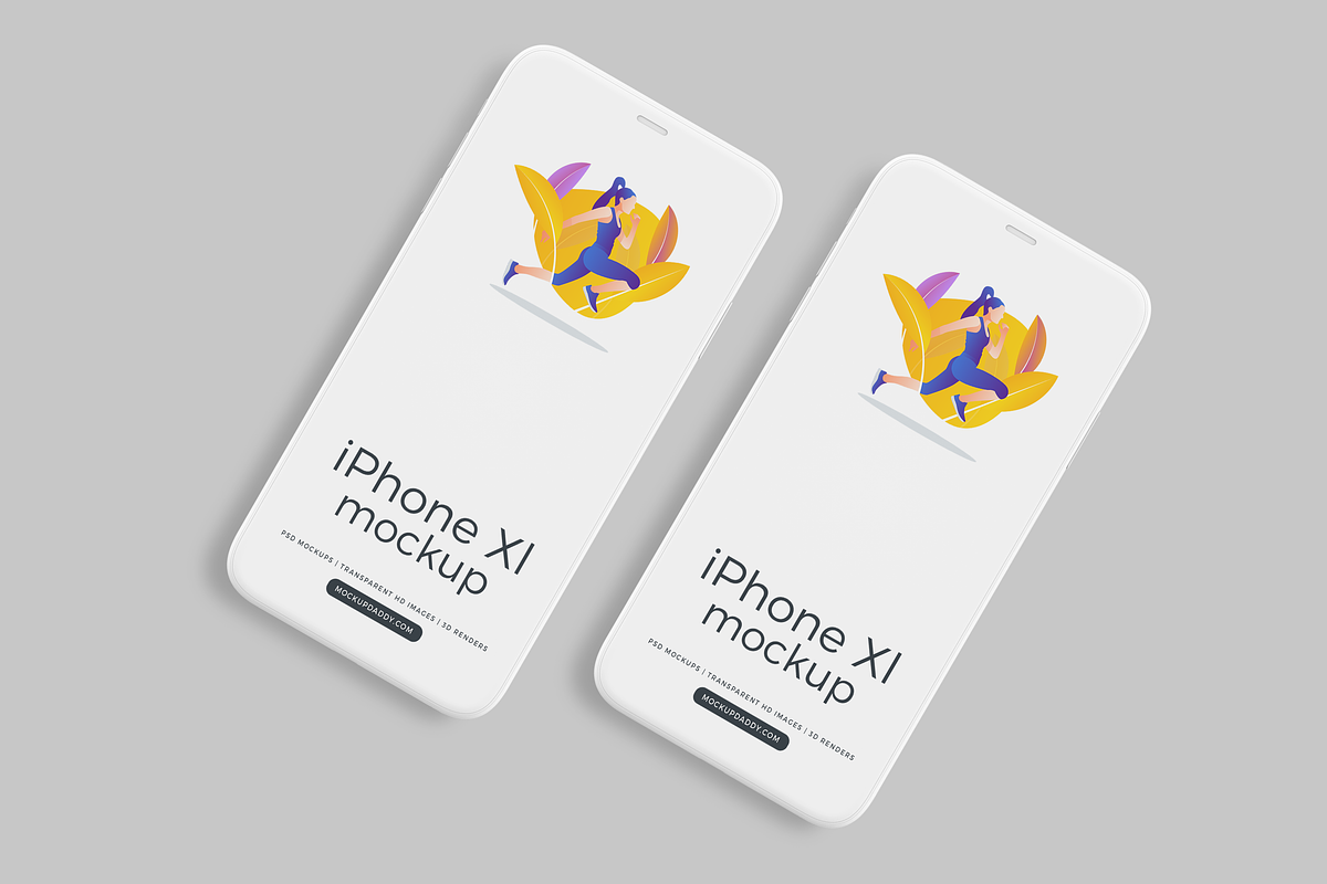 Clay Responsive Devices Mockups, an iPhone Mockup by Mockupdaddy (Photo 18 of 53)