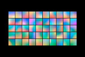 Vibrant 100 Gradient Backgrounds