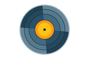 Vinyl Record Vector Icon, an Icon by Pexelpy (Thumbnail 1 of 2)