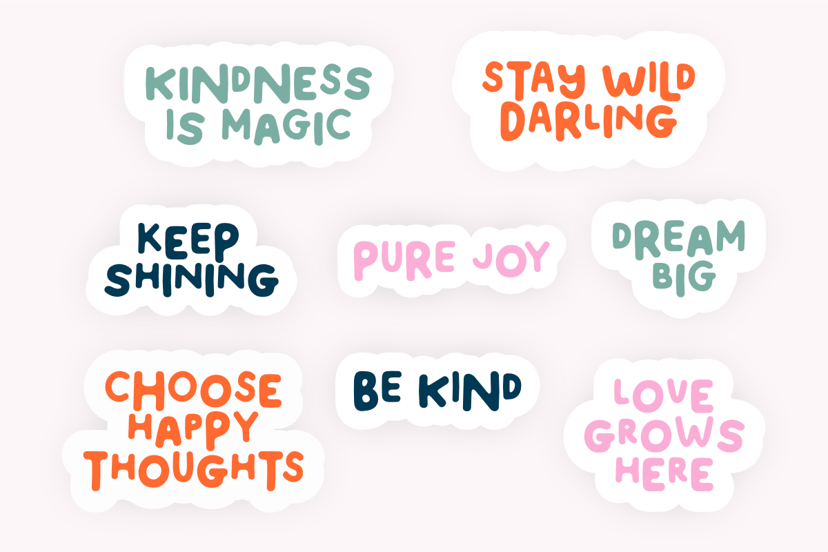 Kiddos - Cute Quirky Font, a Handwritten Font by SaktiAvellin (Photo 7 of 9)