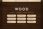Wood Twitch & Kick Panels, an Object Graphic by Gear Store (Thumbnail 1 of 7)