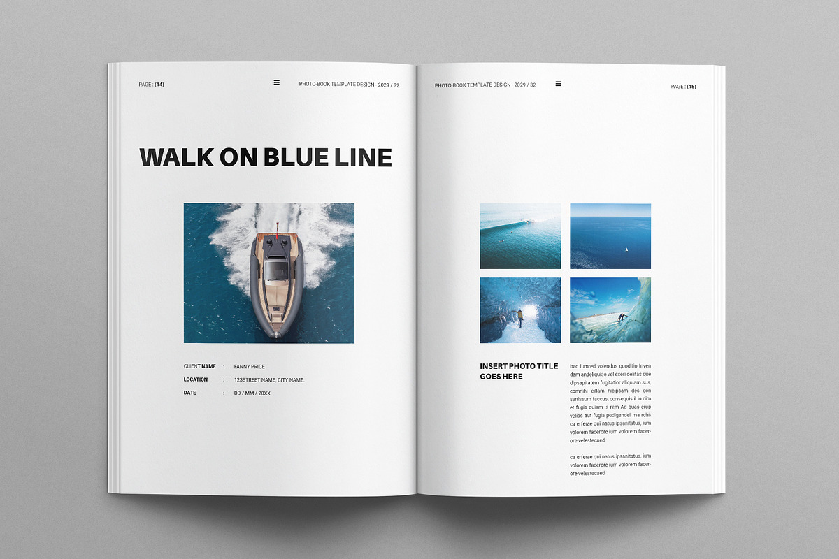 The Photo Album Book Template, a Brochure Template by E-Type (Photo 6 of 8)