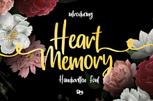 Heart Memory - Handwritten Font