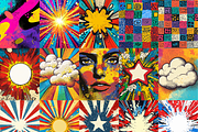 Comic Style Pop Art Background, a Background Graphic by LA Design (Thumbnail 4 of 10)
