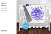 Sherpa Baby Blanket Mockup Bundle, a Household Mockup by StyledProductMockups (Thumbnail 5 of 9)