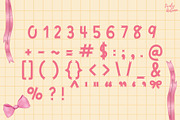 Ribbon | Sans serif font, a Sans Serif Font by LivelyAutumn11.11 (Thumbnail 3 of 5)