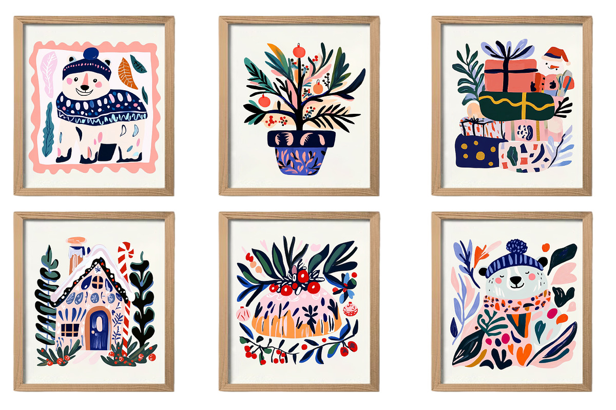 Christmas Frame clipart, an Illustration by Designworld (Photo 2 of 4)