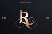 LR RL Wedding Monogram Logo, a Branding & Logo Template by LogoAV (Thumbnail 1 of 6)