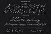Napolitano - Handwritten Script Font, a Script Font by AndrewPixelType (Thumbnail 5 of 9)