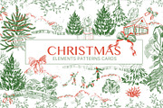 CHRISTMAS IN RED GREEN WHITE, an Object Graphic by Knopazyzy (Thumbnail 1 of 15)