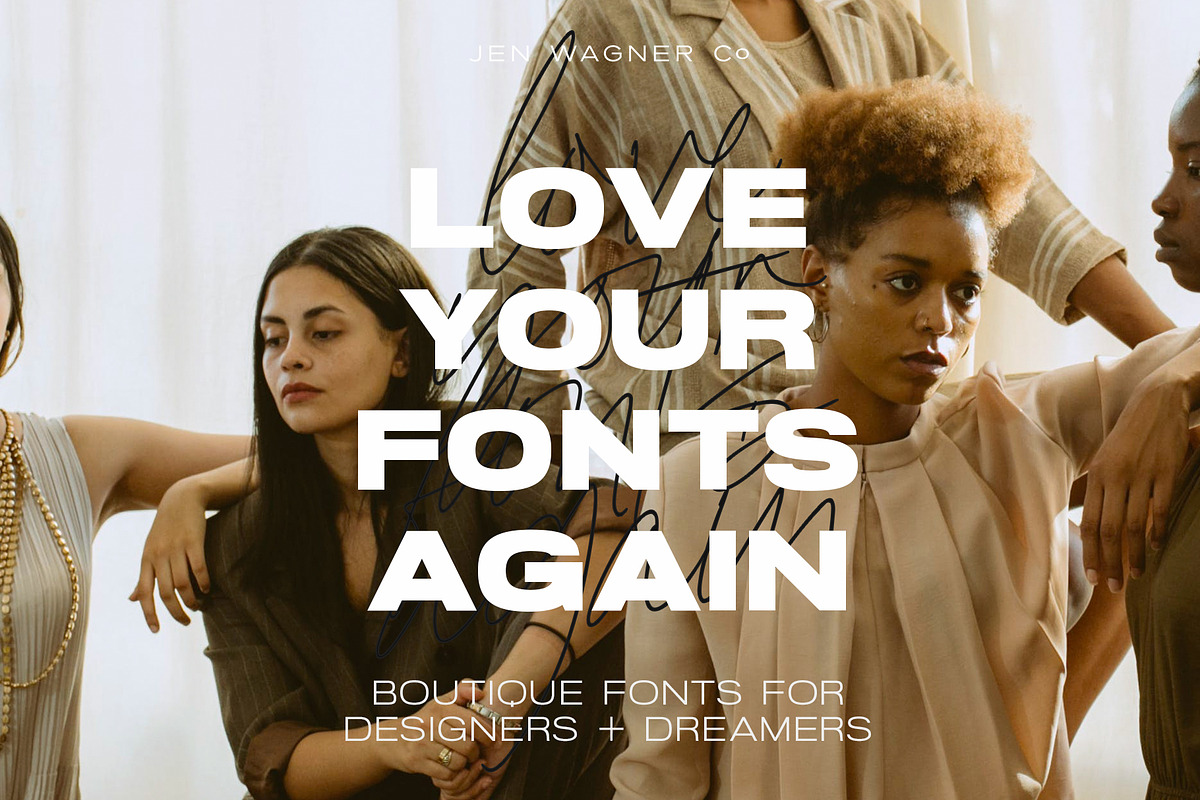 Runaways | A Powerful, Bold Sans, a Sans Serif Font by Jen Wagner Co (Photo 10 of 12)