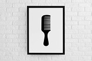 Comb Silhouette SVG, an Object Illustration by newminddesign (Thumbnail 2 of 3)